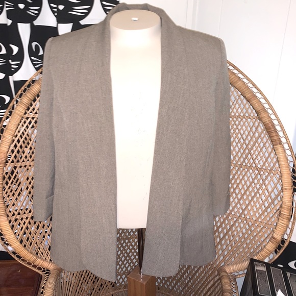 jones studio open front blazer